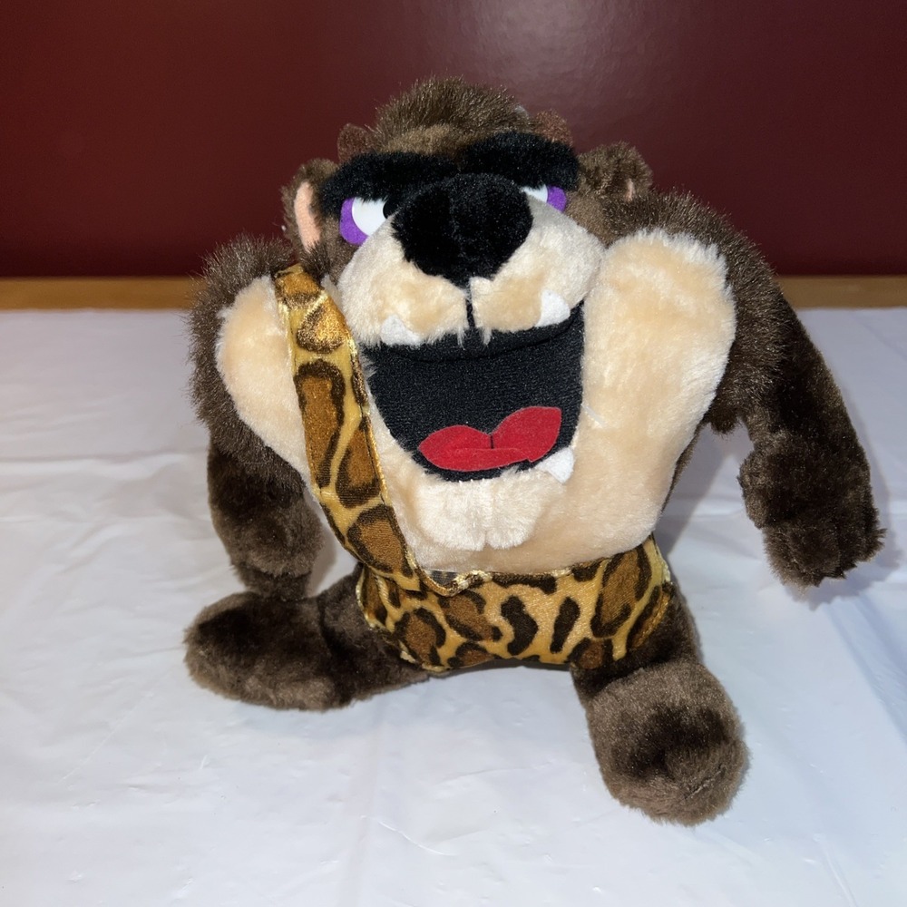 TAZ plush Tarzan outfit doll Looney Tunes Tasmanian Devil kids toy Tazmania